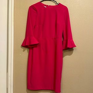 Donna Morgan pink midi dress. Worn once. Size 4.